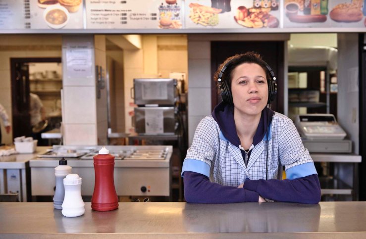 Remmie Milner as Ayla in the pilot tour of Chip Shop: The Musical
